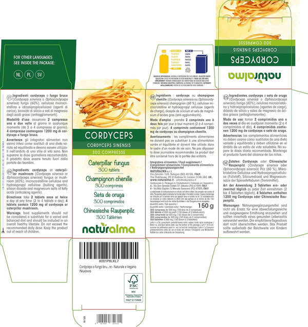 Cordyceps Power Boost Tablets